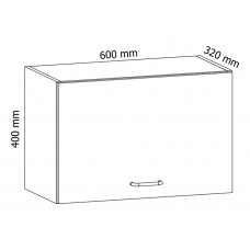 Virtuves skapītis ASPEN G60K, balts